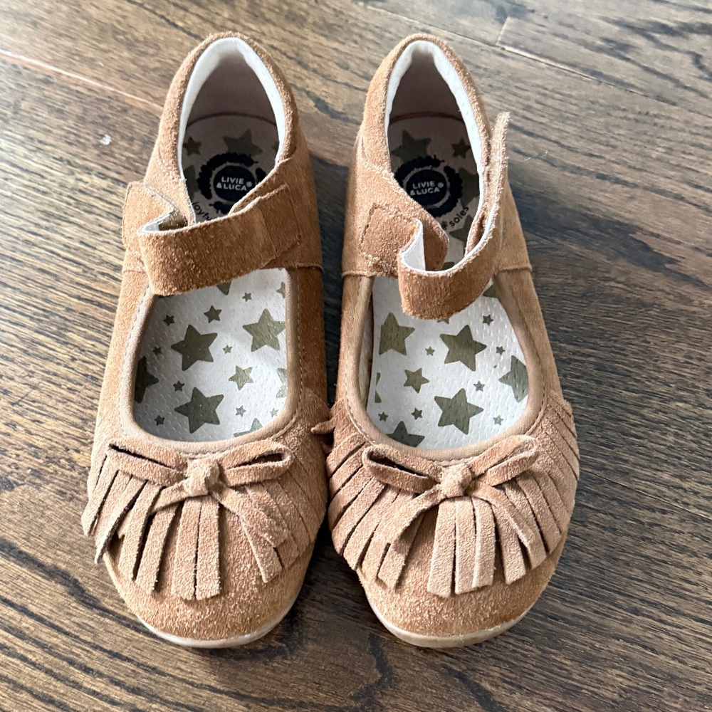 Like New! Girls Livie & Luca Suede Mary Janes - Girls Size 1